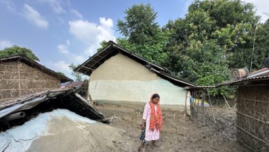 Marangnoi nach der Flutkatastrophe in Nepal